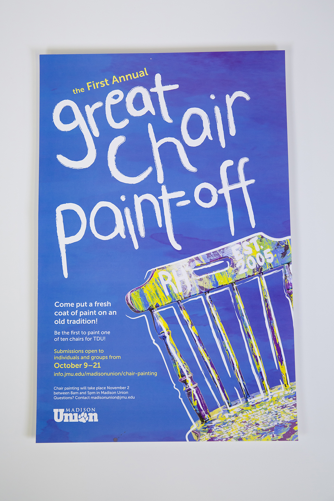 Chair Paint Off Poster